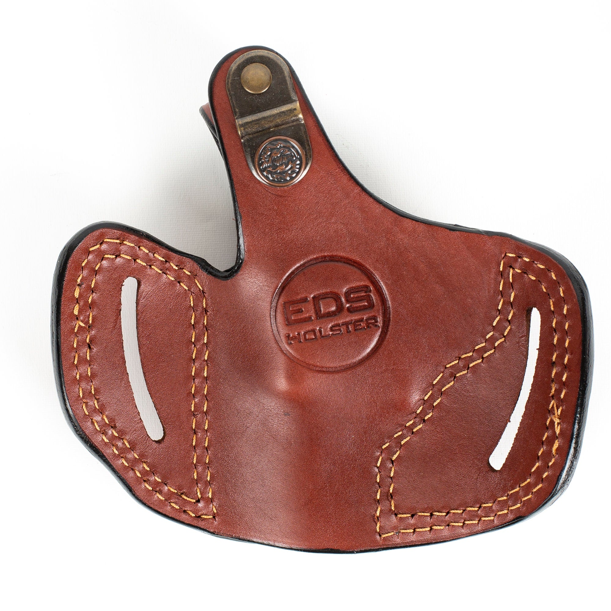 Ruger LCR 9MM, 38 SPL, 22LR, 357MAG Revolver 2 inch OWB Handmade Leather Gun Holster