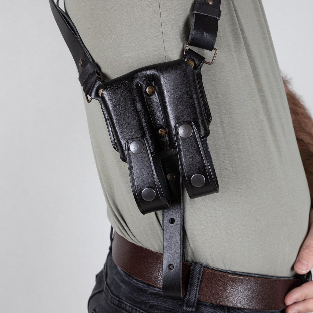 For Glock 17, 19 Handmade Leather Shoulder Gun Holsters