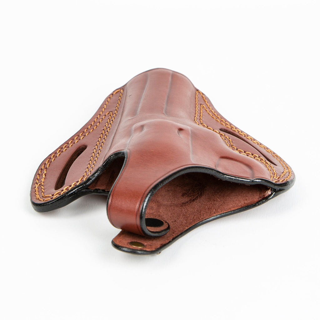 Colt 4.25 inch Barrel Revolver 357 Magnum Owb Handmade Leather Gun Belt Holster