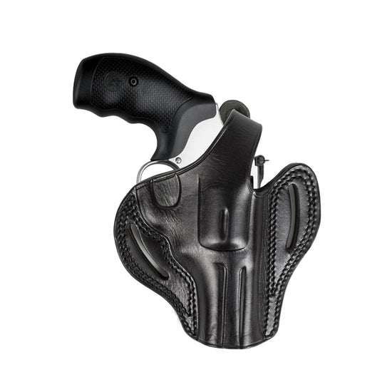 For Smith and Wesson Model 686 Revolver 3 inch Barrel OWB Handmade Leather Gun Holster