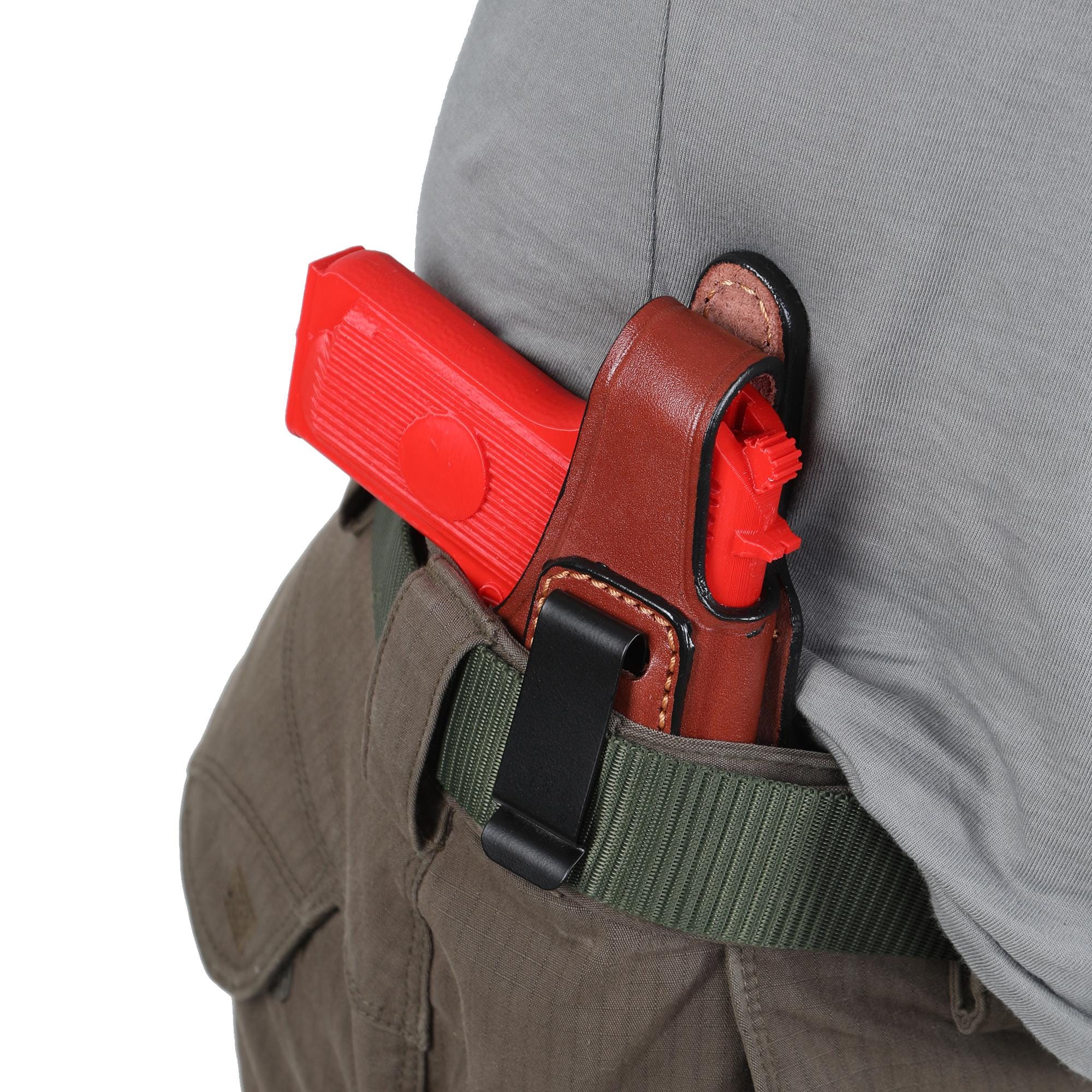 For FN Browning 1922 7,65mm iwb / Owb Handmade Leather Gun Belt Holster