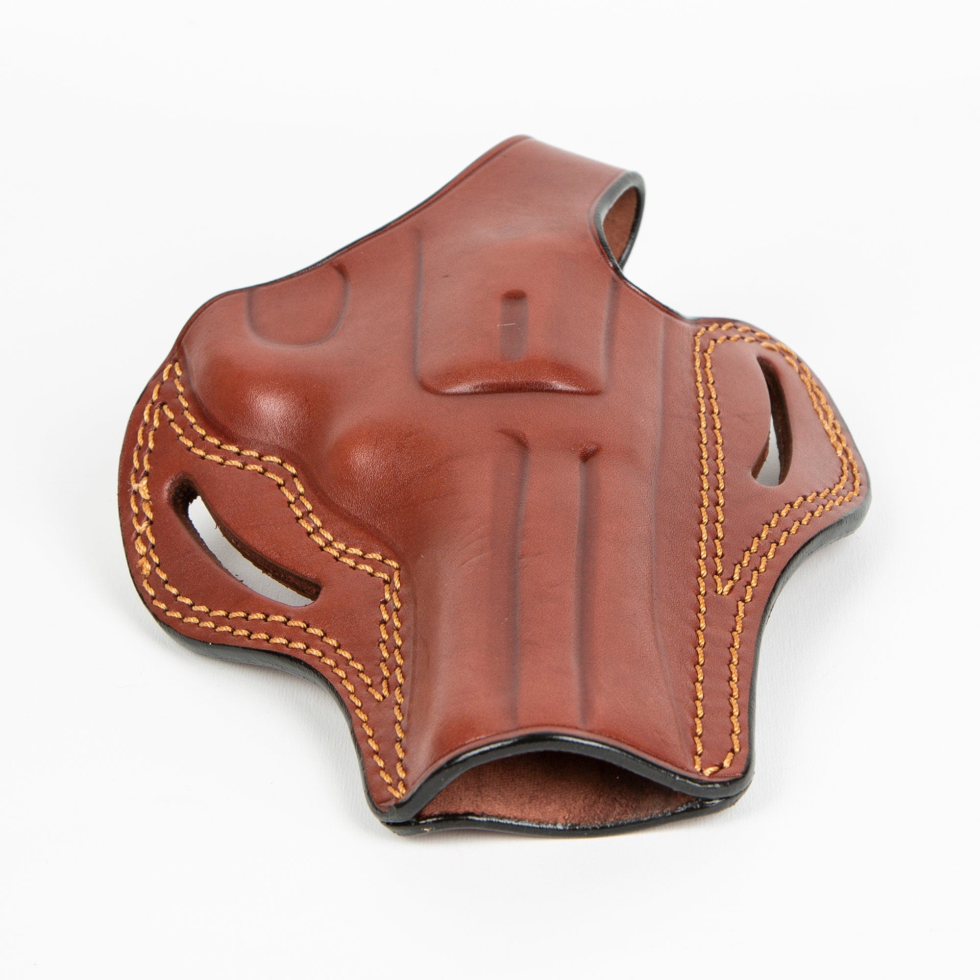 For Smith and Wesson Model 686 Revolver 4 inch OWB Handmade Leather Gun Holster