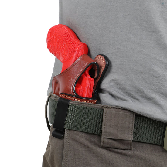 Ruger GP100 Revolver 4 inch IWB Concealed Carry Handmade Leather Gun Holster