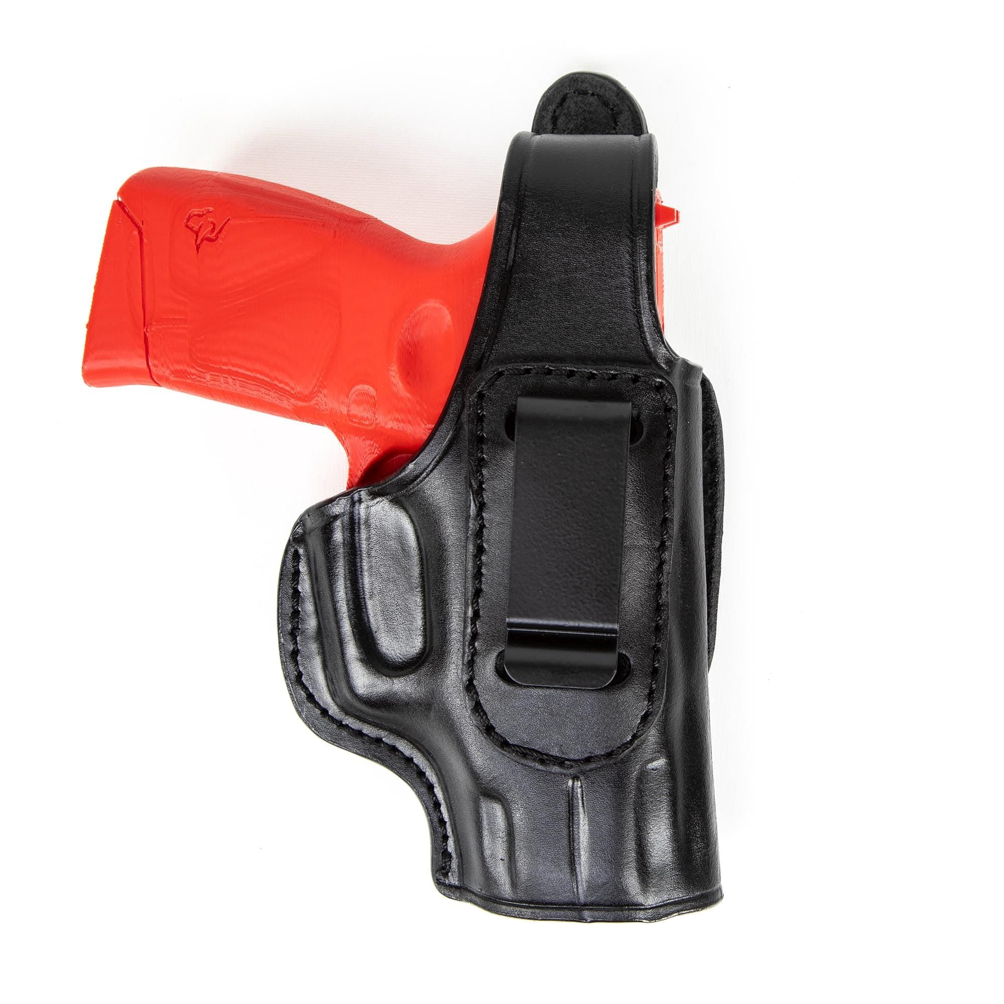 For Glock 45 9mm Luger G45 IWB Handmade Full Grain Leather Gun Belt Holster