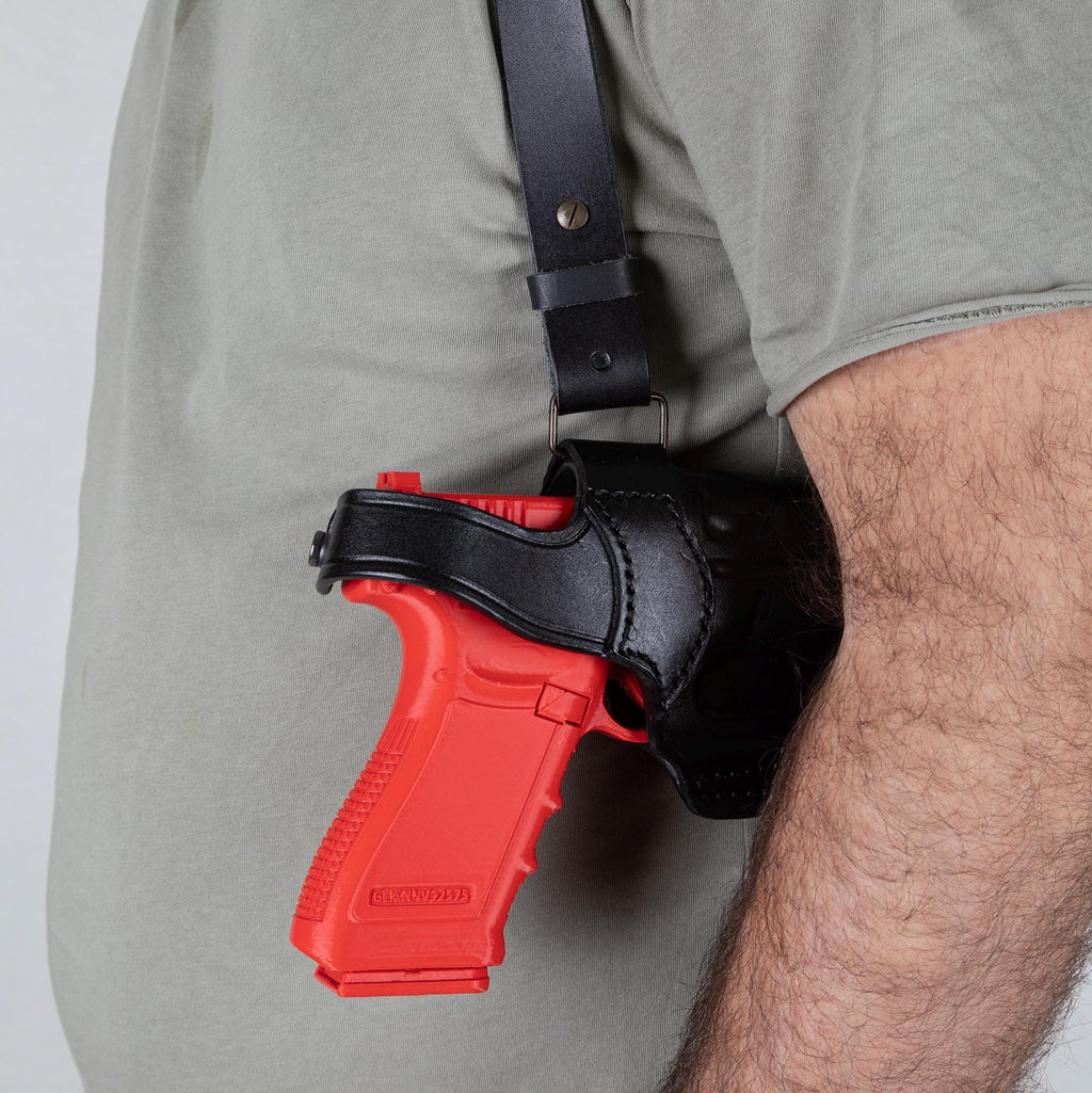 For Glock 17, 19 Handmade Leather Shoulder Gun Holsters