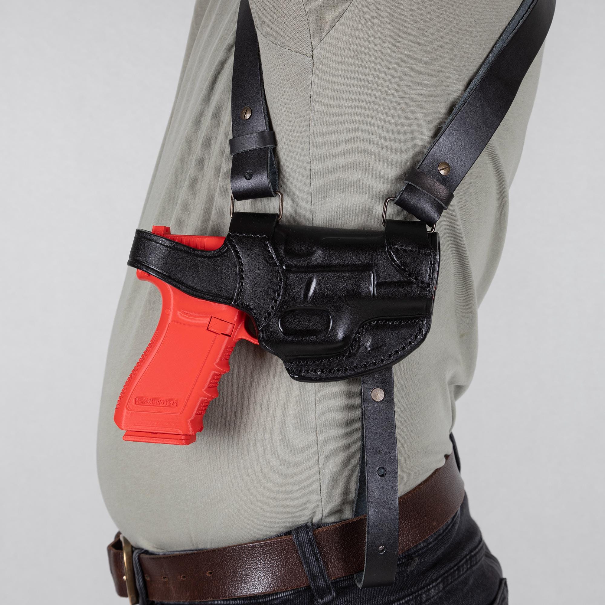 For Glock 17, 19 Handmade Leather Shoulder Gun Holsters