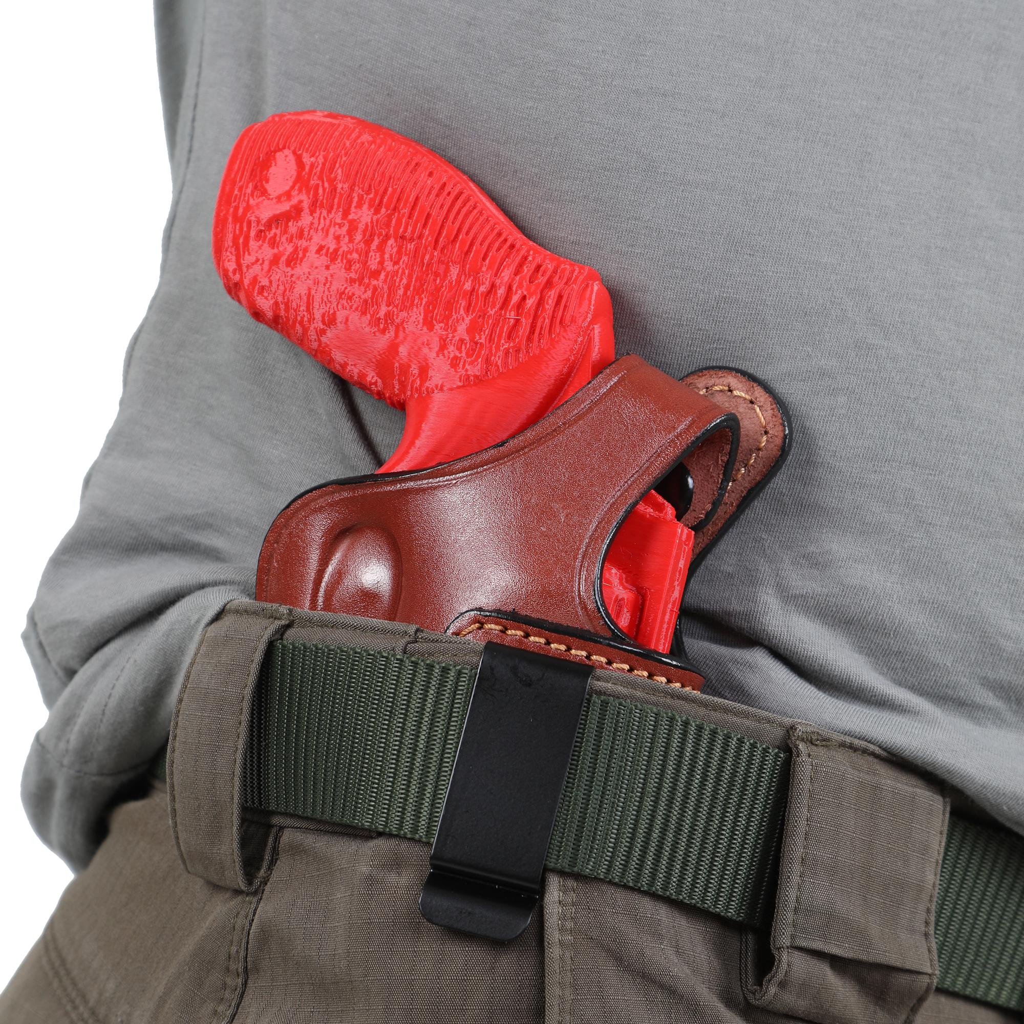 For Ruger SP101 2.5 inch 5 Shot Revolver Iwb Leather Gun Holsters