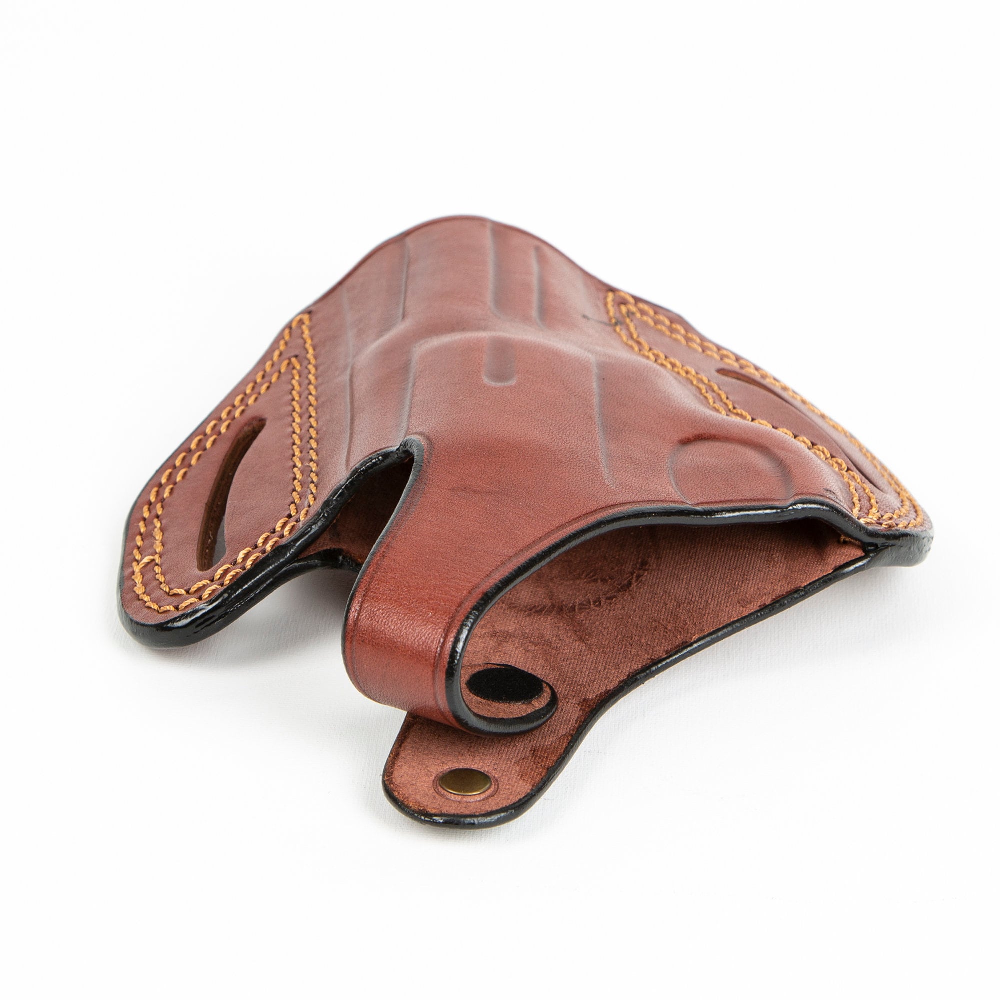 S&W 357 Magnum / 38 Special 3 inch Revolver OWB Handmade Leather Gun Holster