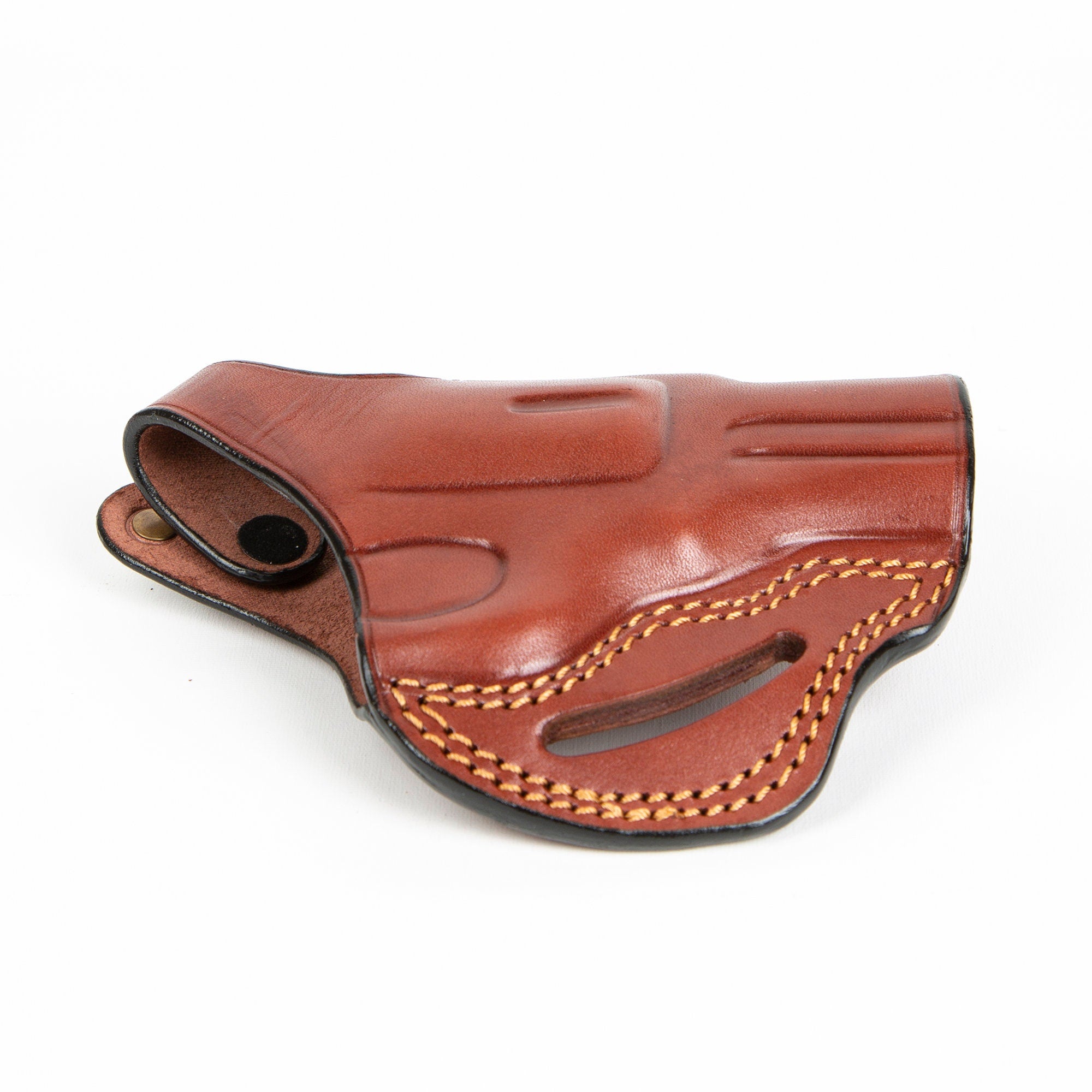 For Smith and Wesson 357 Magnum / 38 Special 2.5 inch Revolver OWB Handmade Leather Gun Holster