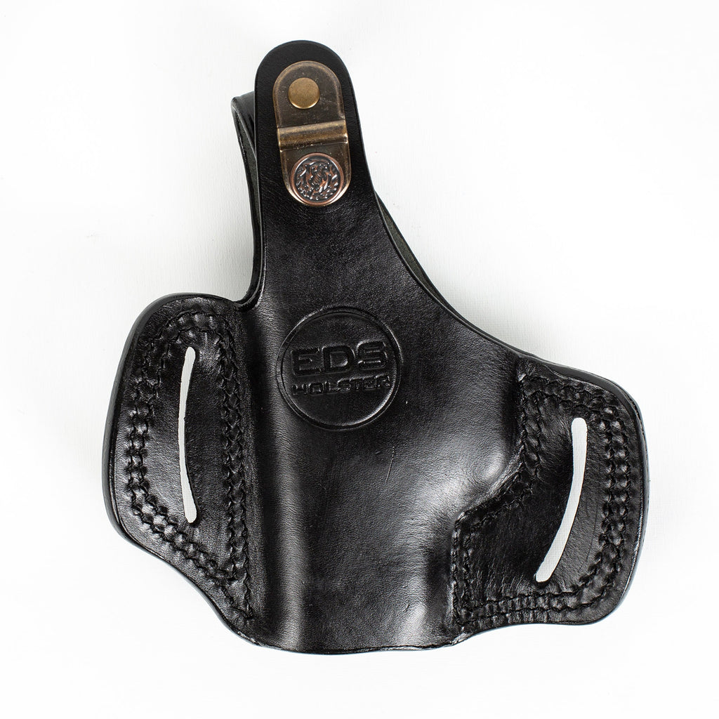 Springfield XD-S 9MM 40SW 45 ACP 3.3 inch OWB Handmade Leather Gun Holster