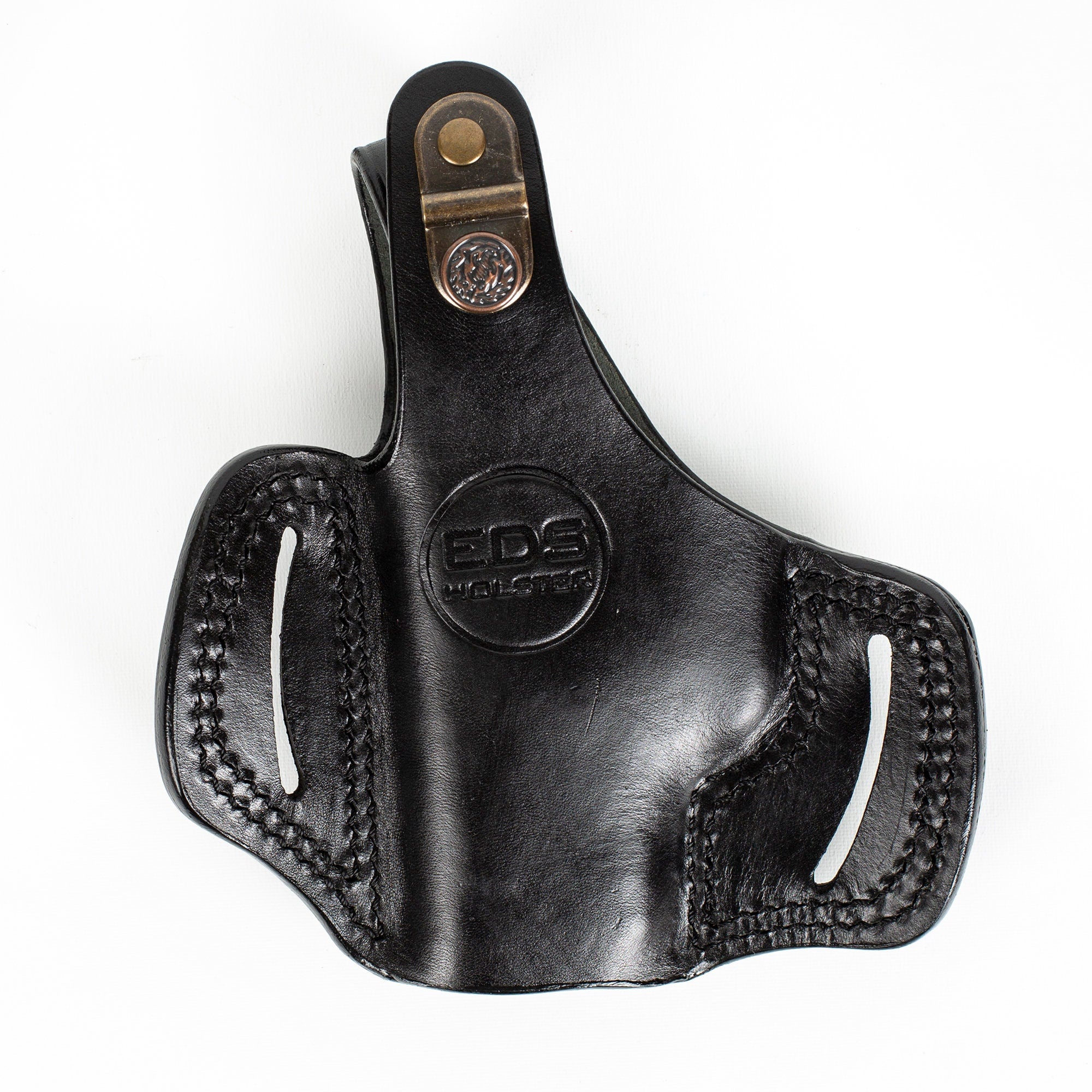 Springfield XD-S 9MM 40SW 45 ACP 3.3 inch OWB Handmade Leather Gun Holster