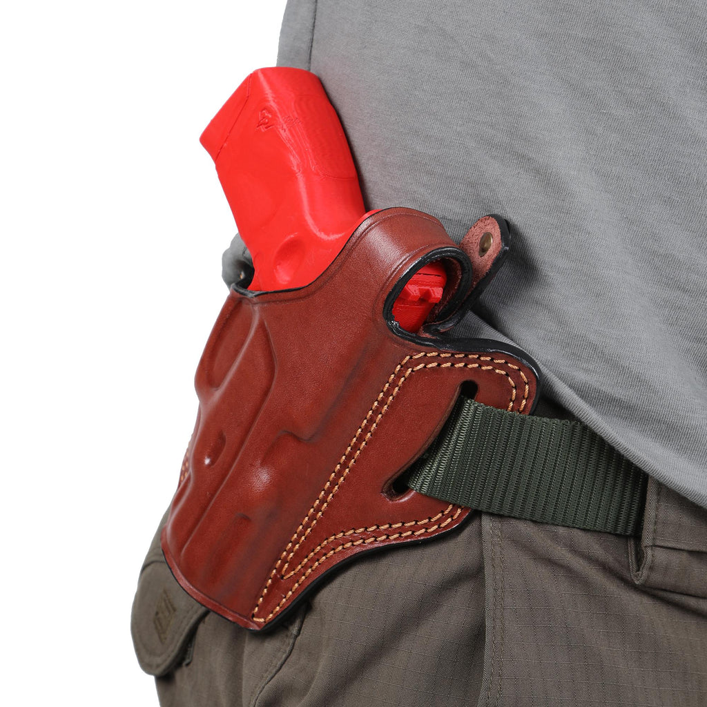 For Springfield Armory Hellcat Pro 9mm Owb Handmade Leather Handgun Holsters