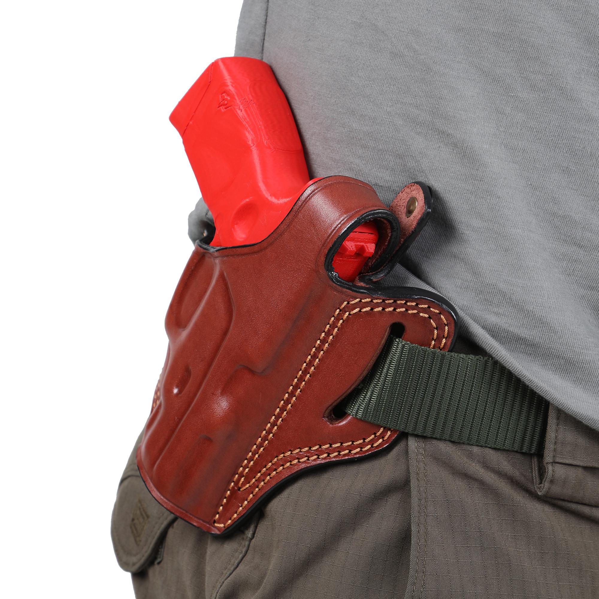 For Springfield Armory Hellcat Pro 9mm Owb Handmade Leather Handgun Holsters