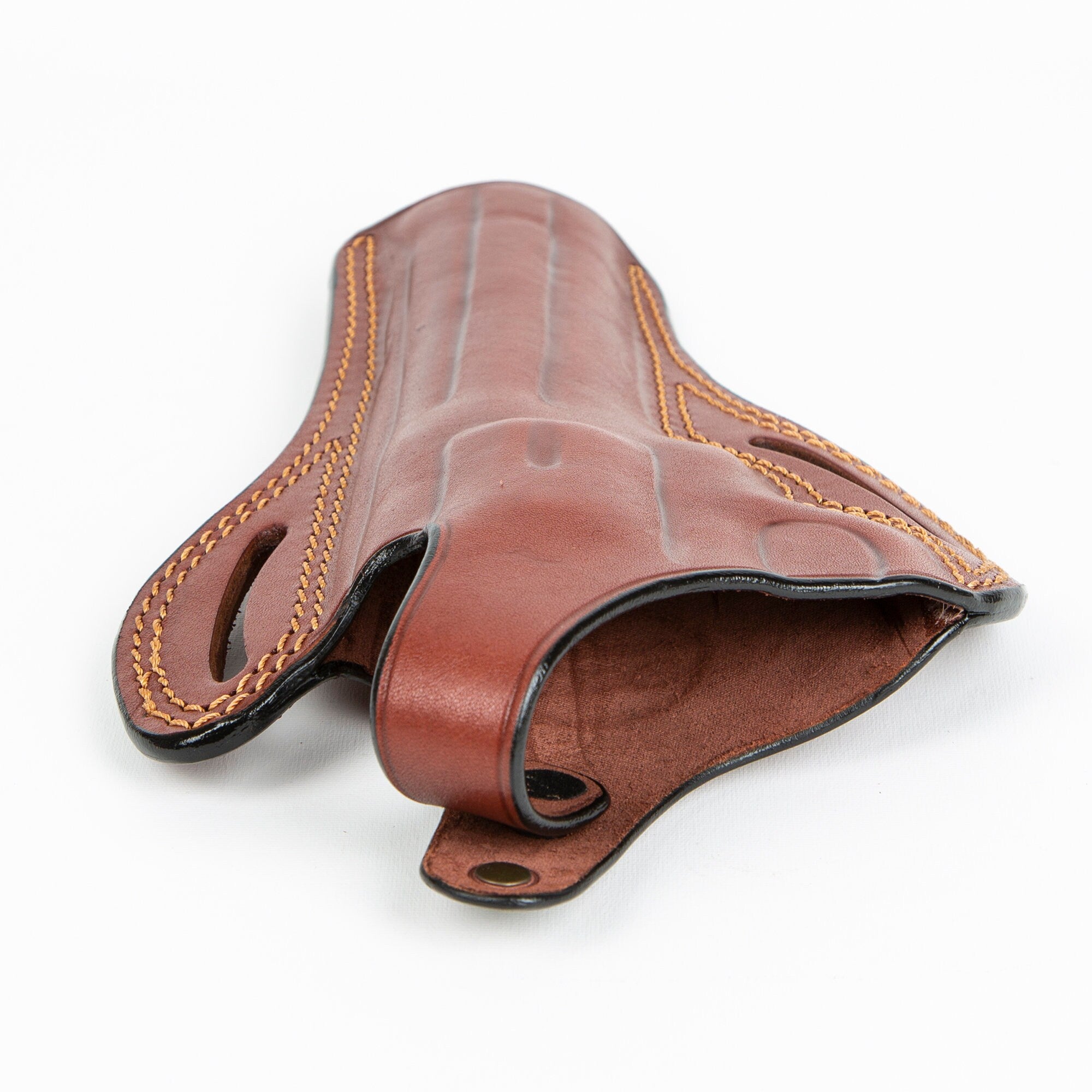 Ruger GP100 Revolver 6 inch 357 Magnum OWB Handmade Leather Gun Holster