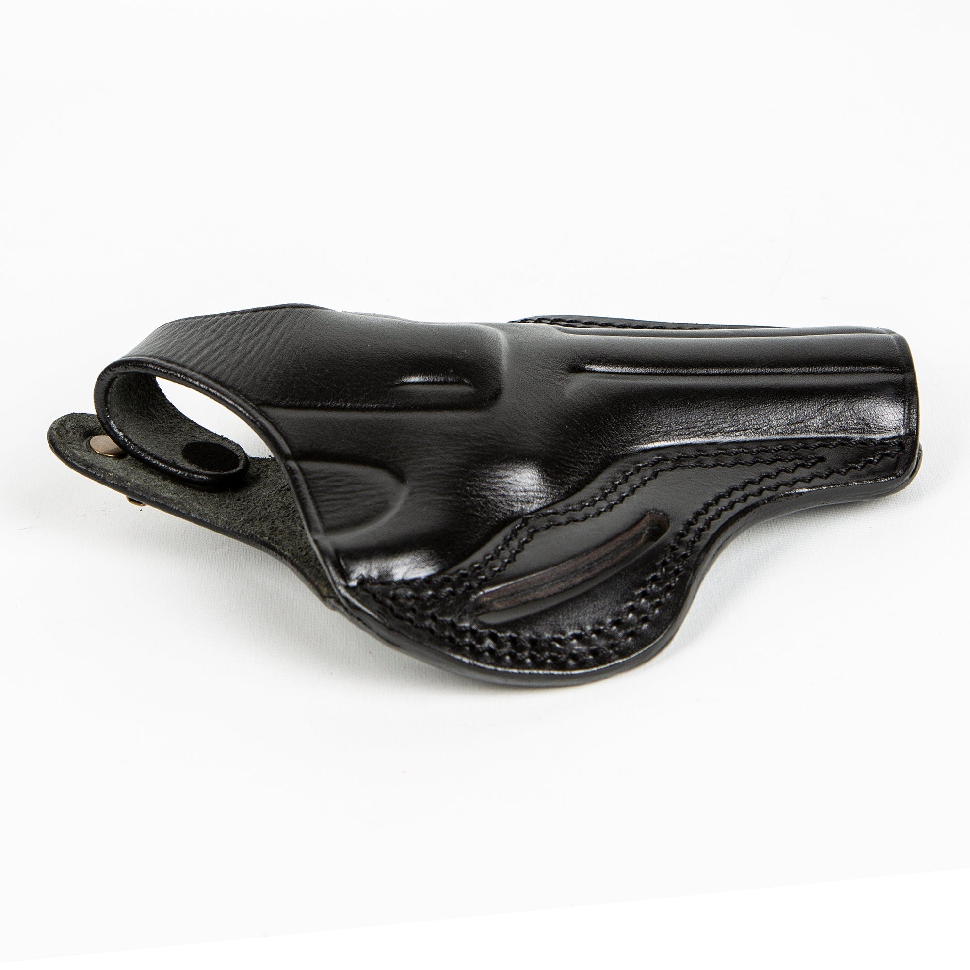 Handmade Leather OWB Holster: Colt King Cobra/Python 357 Magnum 4 inch Revolver