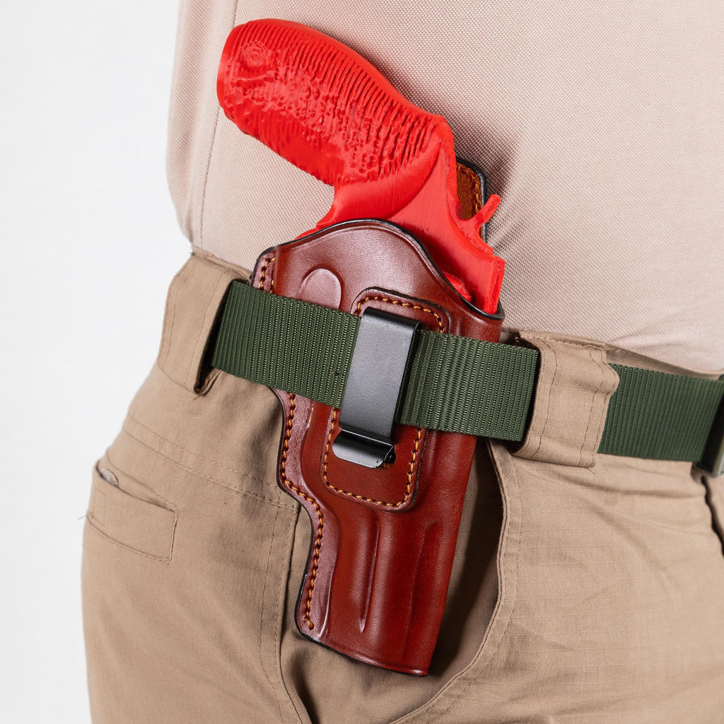 For Taurus Judge Public Defender 2 inch Revolver Fast Shooting IWB Leather Gun Holsters