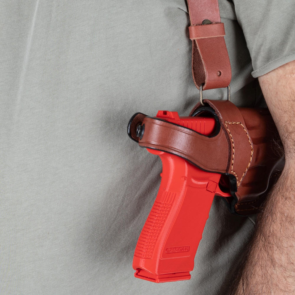 For Glock 17, 19 Handmade Leather Shoulder Gun Holsters