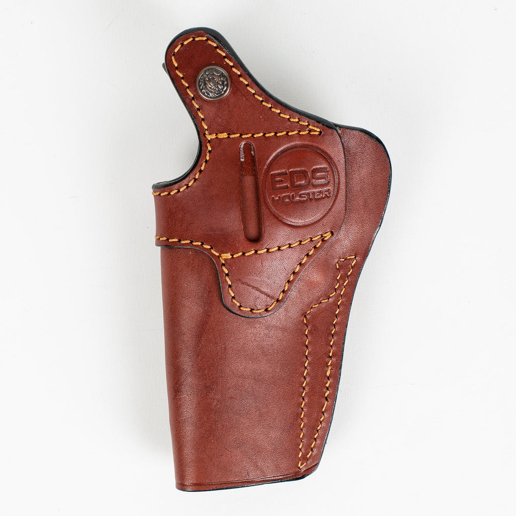 For Smith and Wesson Model 686 Revolver 357 Magnum 4 inch IWB Handmade Leather Gun Holster