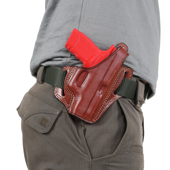 EDS Holster For Hellcat Micro Compact 9mm OWB Handmade Leather Gun Holsters