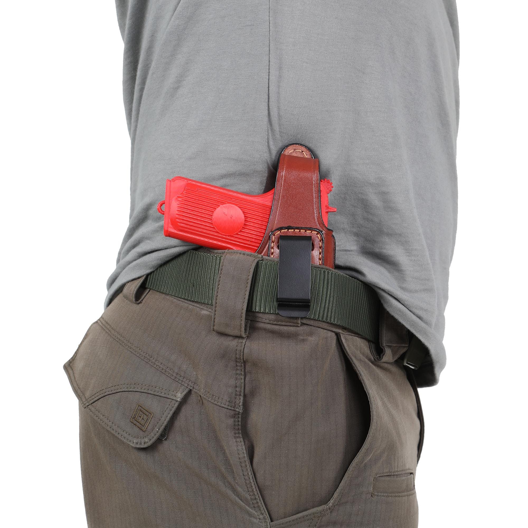 For FN Browning 1922 7,65mm iwb / Owb Handmade Leather Gun Belt Holster