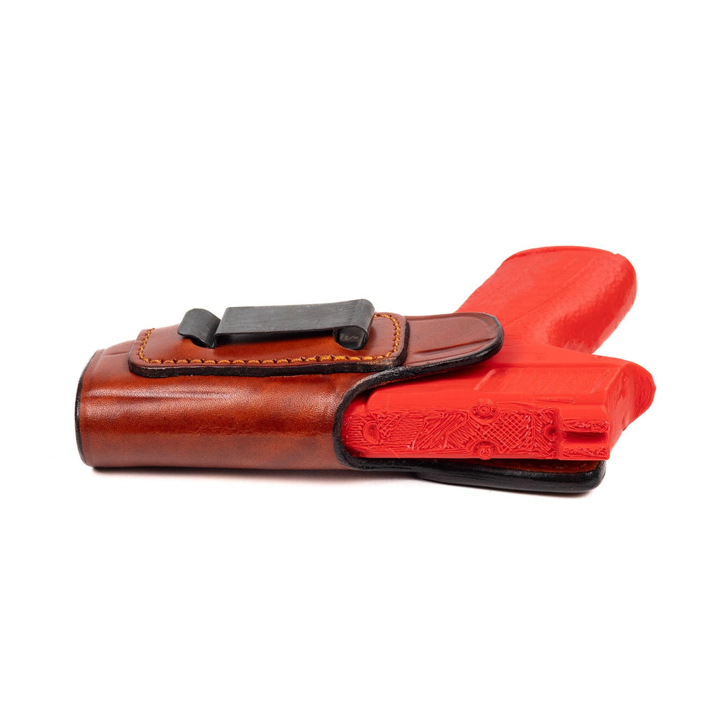 Leather IWB Holster for Smith Wesson M&P Shield X, Handmade Full Grain Leather Concealed Carry Holster, EDS Holster, Inside Waistband Clip