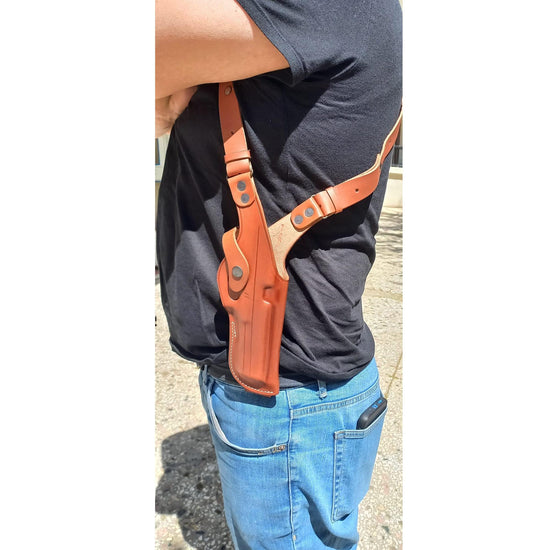 EDS Holster For Glock 17, 19 Handmade Leather Shoulder Gun Holsters