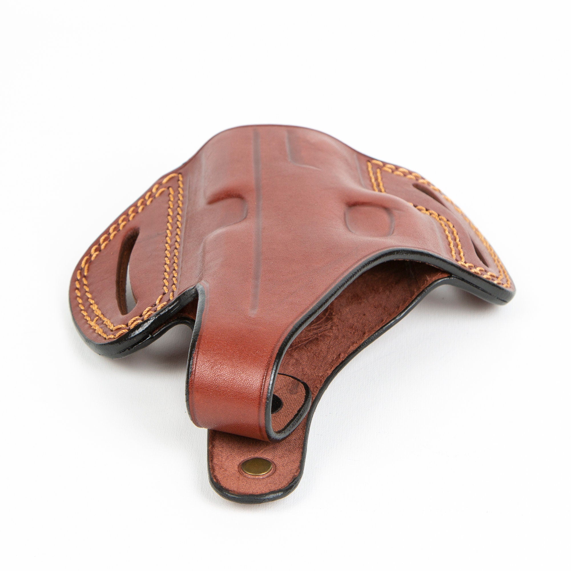 Springfield XD-S 9MM 40SW 45 ACP 3.3 inch OWB Handmade Leather Gun Holster