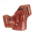 For Smith & Wesson CSX 3.1 inch Combat Master Owb Handmade Leather Gun Holster