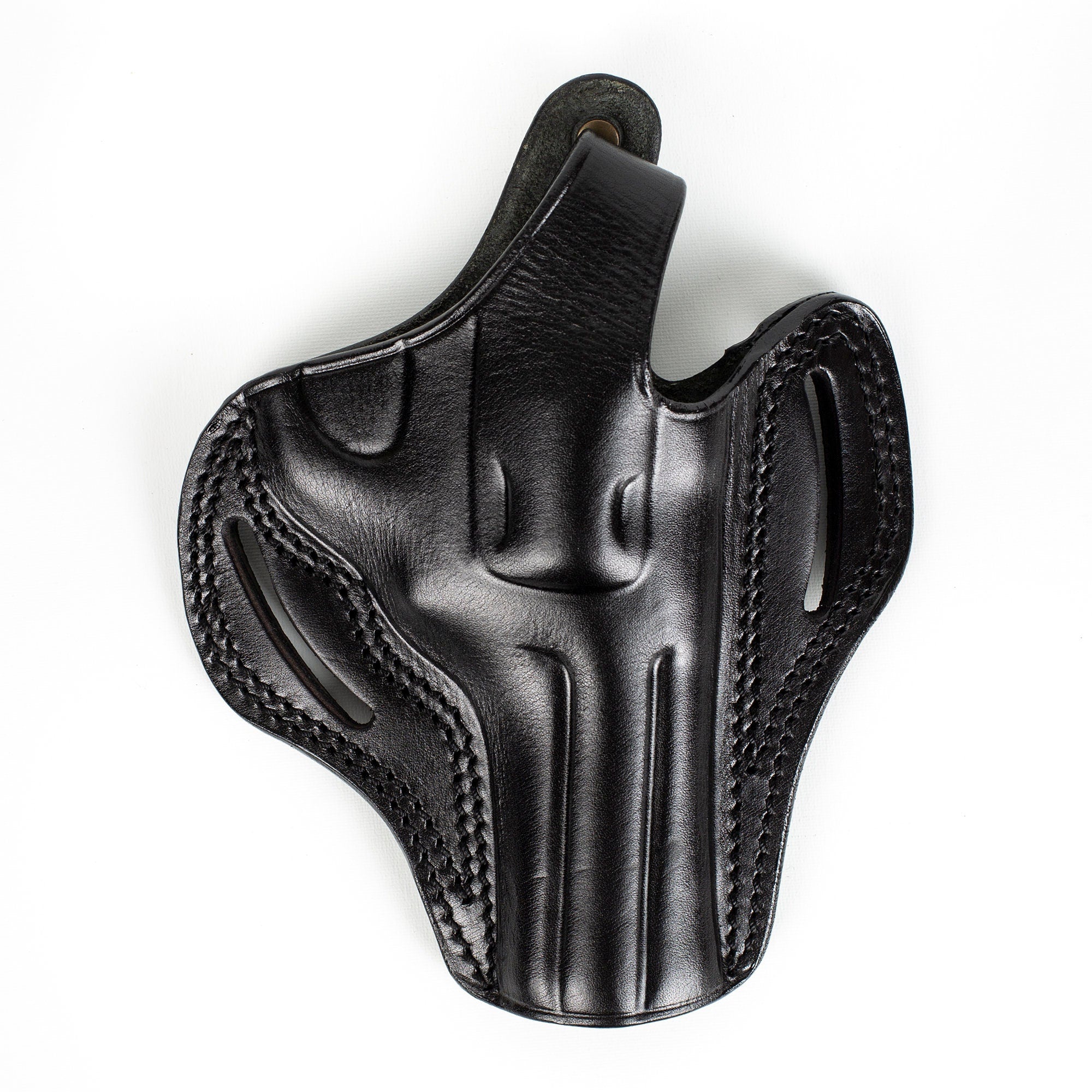 Handmade Leather OWB Holster: Colt King Cobra/Python 357 Magnum 4 inch Revolver