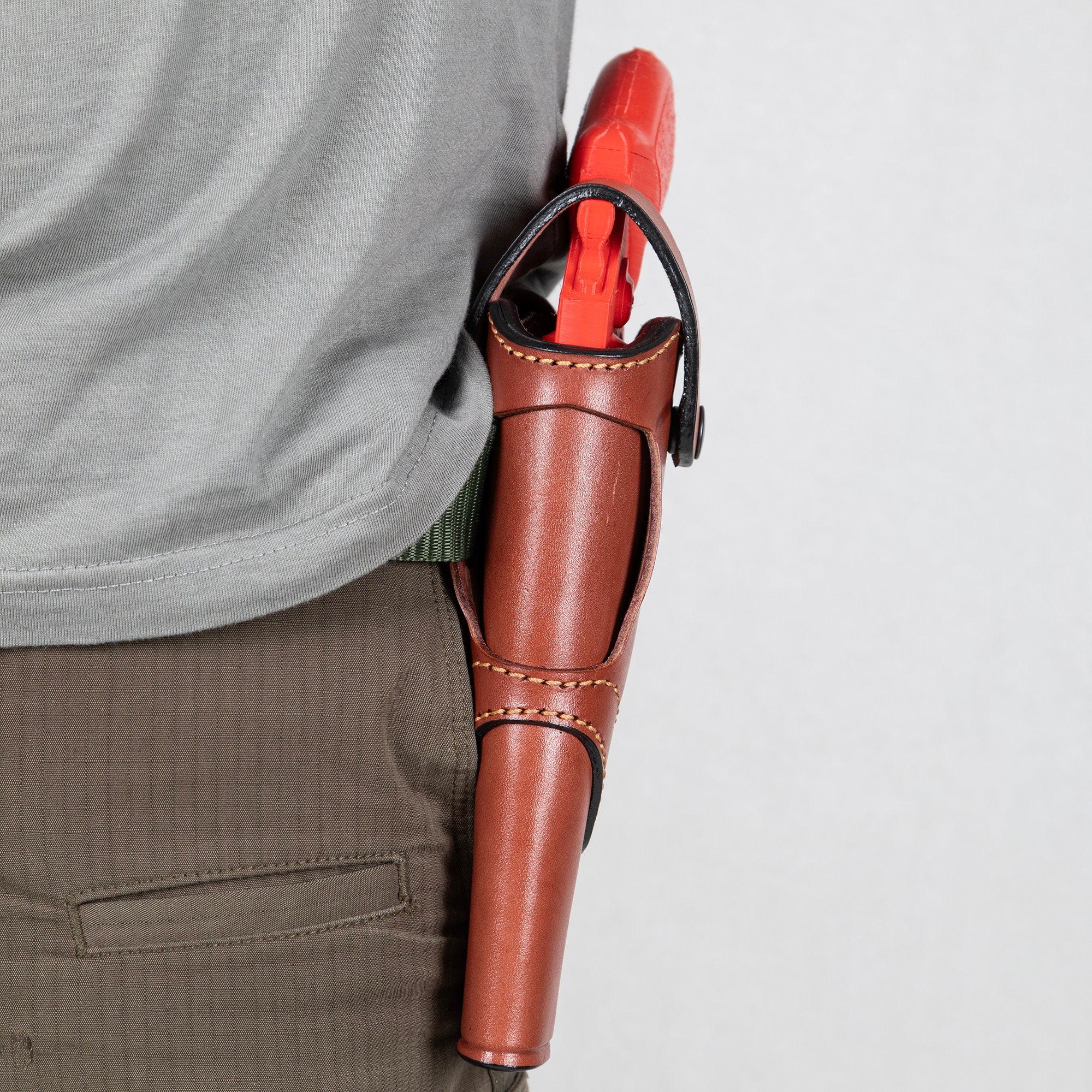 For Smith and Wesson L Frame 686 Revolver 6 inch Owb Leather Gun Holster