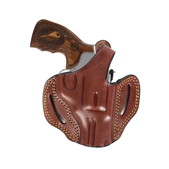 For Smith and Wesson Model 686 2.5 inch Revolver Owb Handmade Leather Gun Holster