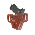 For Glock 49 9mm Luger G49 Reddot (Optical Sight) Combat Master Owb Handmade Full Grain Leather Gun Belt Holster