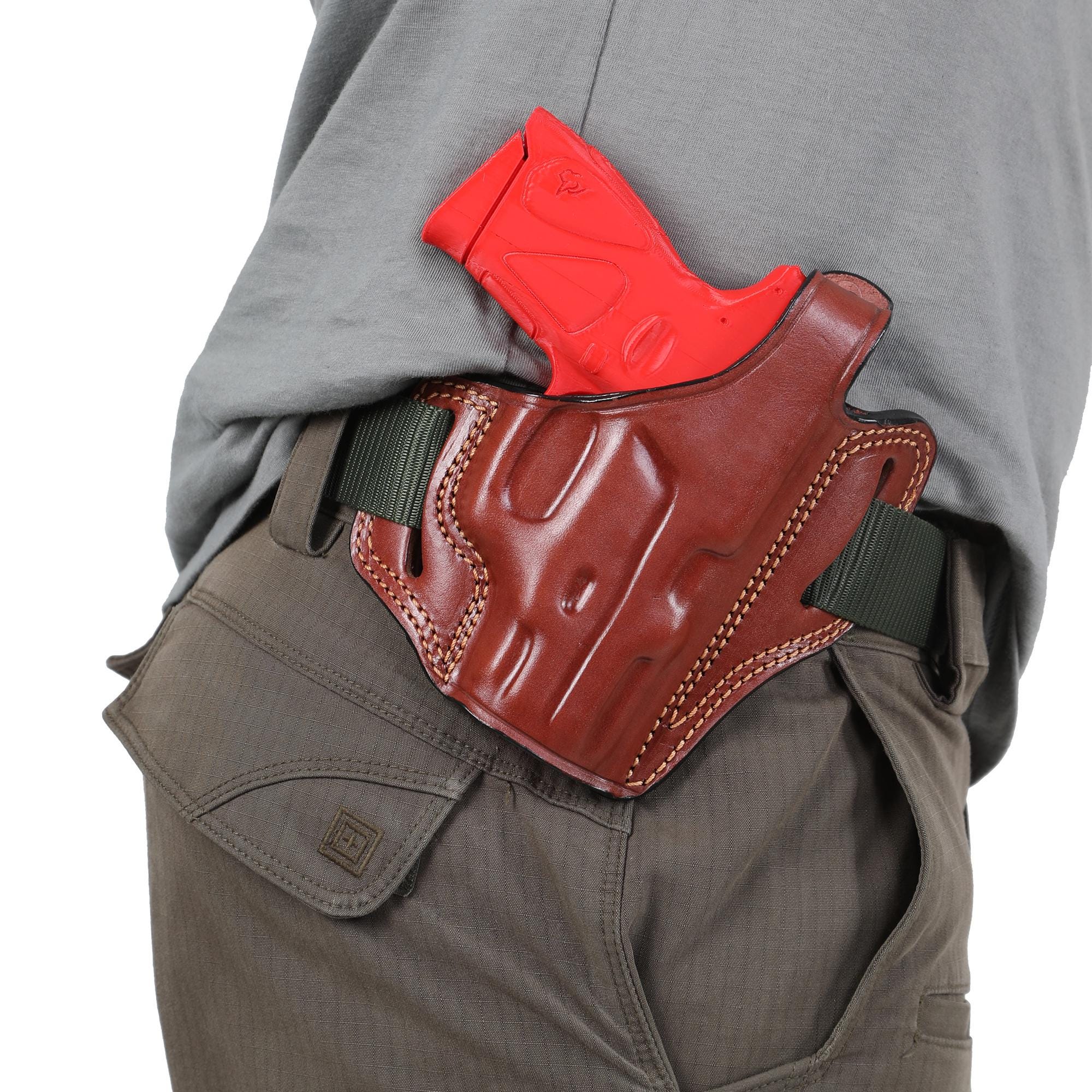 For HS Produkt HS-9 G2 3.0 Subcompact Owb Handmade Leather Gun Holsters