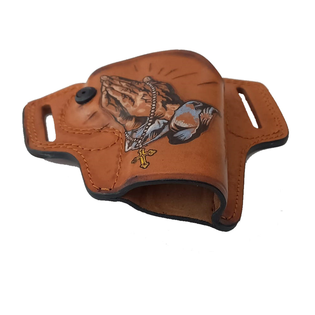 EDS Holster For Glock 17, 19 Special Series Combat Master Owb Handmade Leather Gun Holster