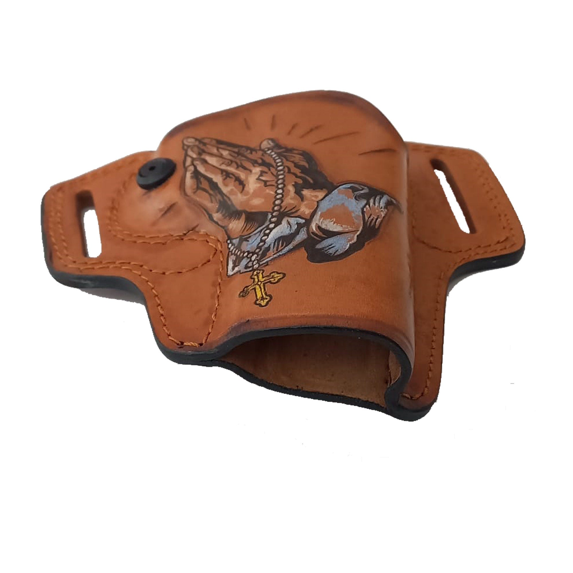 EDS Holster For Glock 17, 19 Special Series Combat Master Owb Handmade Leather Gun Holster