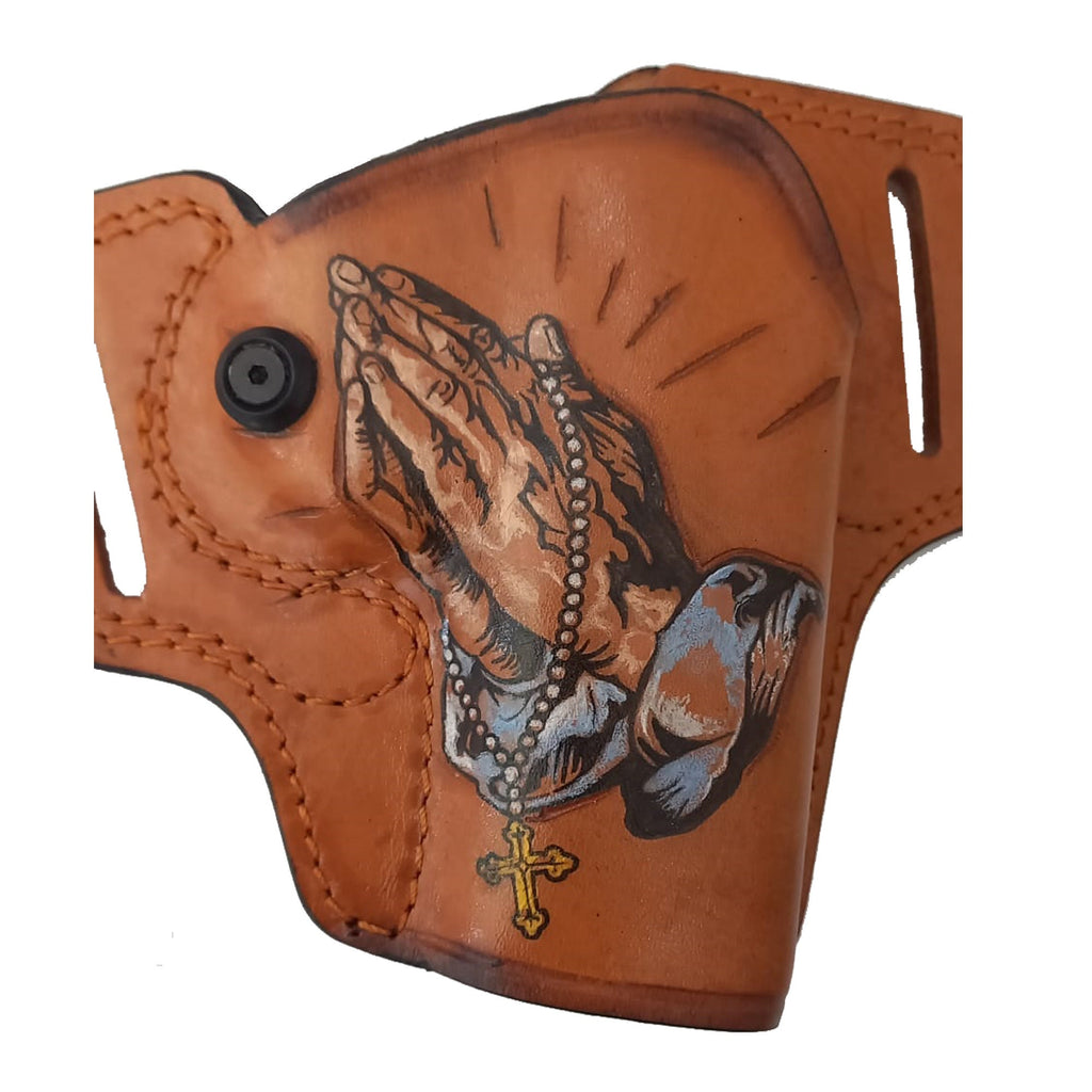 EDS Holster For Glock 17, 19 Special Series Combat Master Owb Handmade Leather Gun Holster