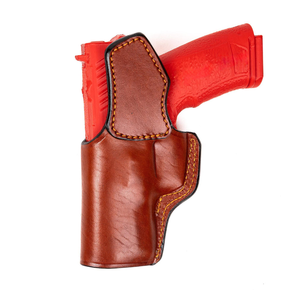 Tisas PX-9 Leather IWB Holster, Handmade Full Grain Leather Concealed Carry Holster, EDS Holster – Inside Waistband Clip On, Custom Fit