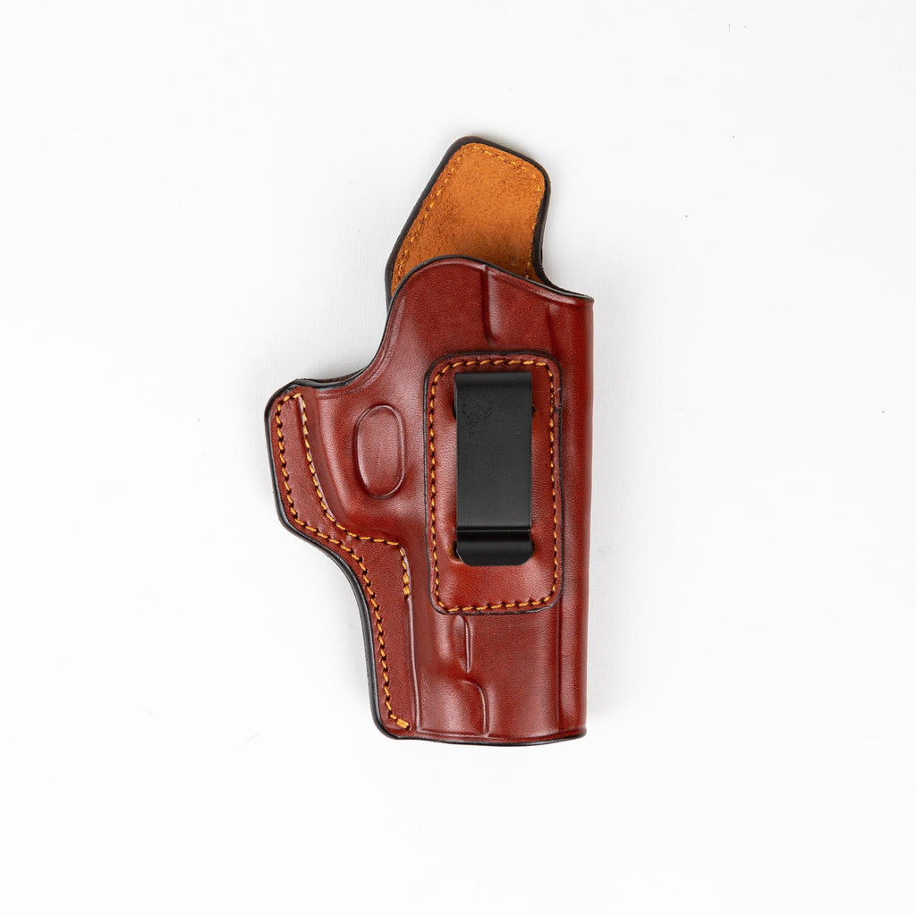 For Ruger P85, P89, P90 Fast Shooting IWB Handmade Full Grain Leather Gun Belt Holster