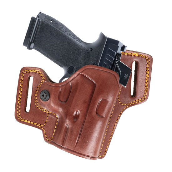 EDS Holster - Leather Combat Master Holster for Canik MC9 Prime Radian