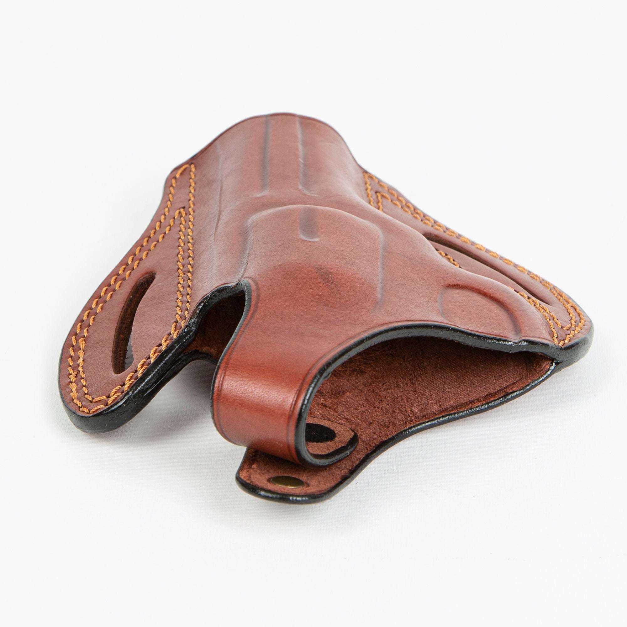 For Smith and Wesson Model 686 2.5 inch Revolver Owb Handmade Leather Gun Holster