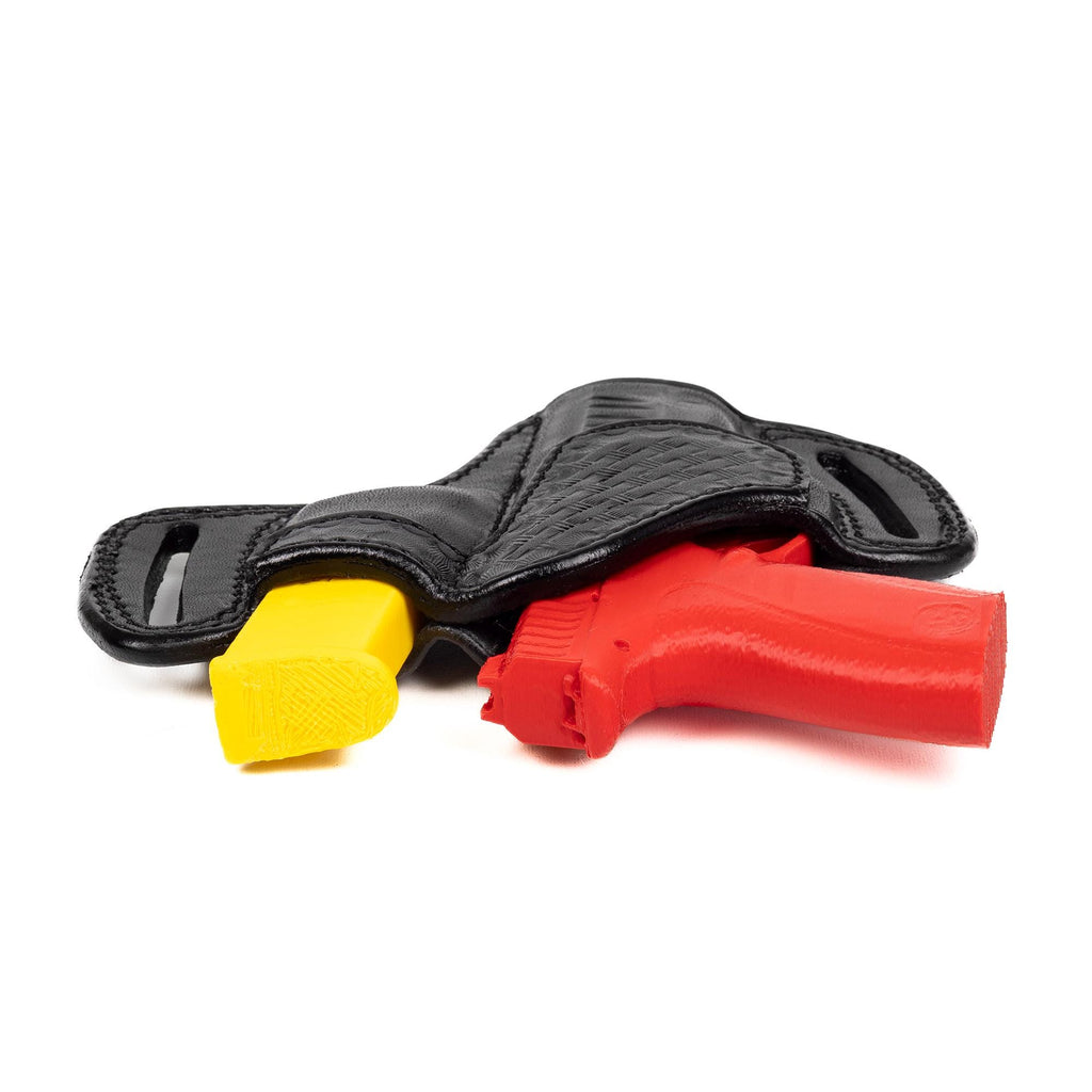 For Smith Wesson Bodyguard 2.0 Carry Comp 380 Auto OWB Full Grain Leather Holster with Mag Pouch