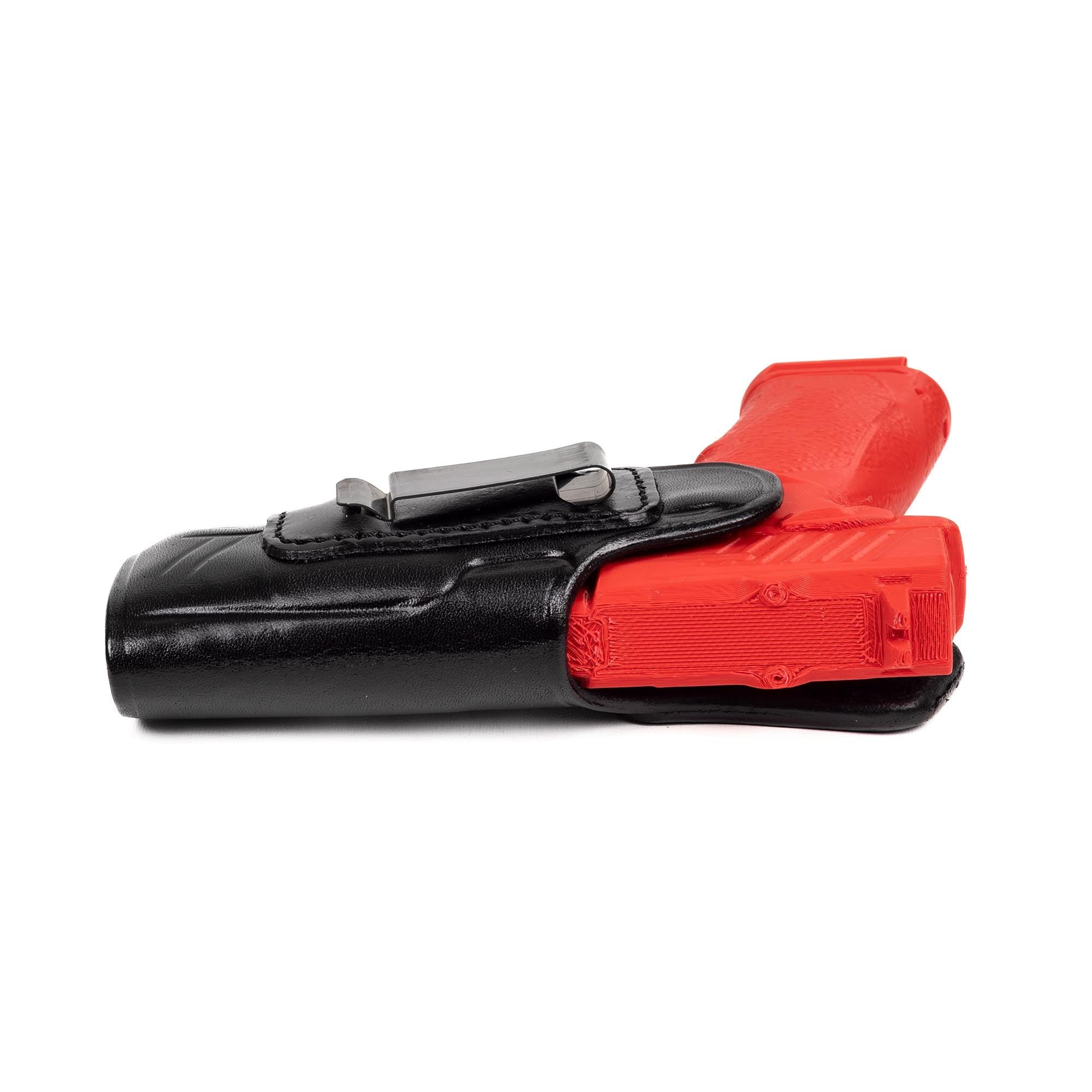 Tisas PX-9 Leather IWB Holster, Handmade Full Grain Leather Concealed Carry Holster, EDS Holster – Inside Waistband Clip On, Custom Fit