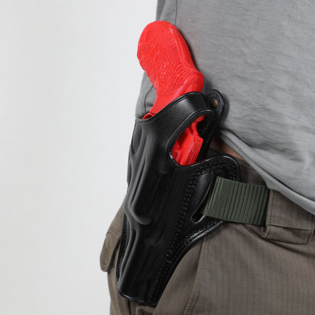 EDS Holster For Taurus Judge 3 inch 45 Colt / 410 Revolver Owb Handmade Leather Gun Holsters