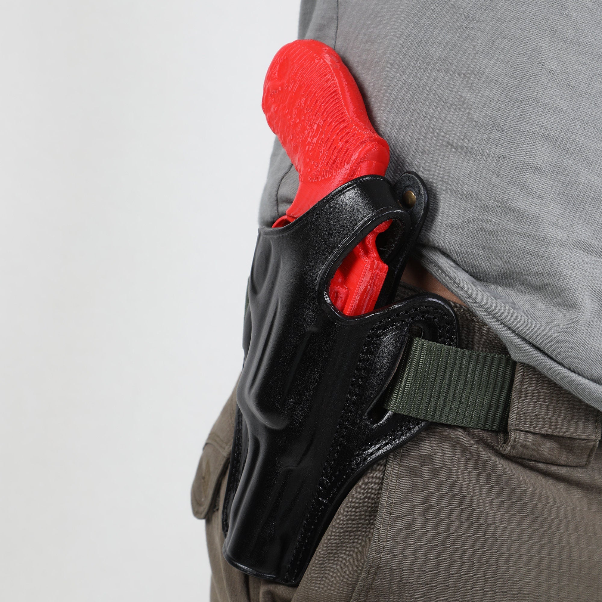 EDS Holster For Taurus Judge 3 inch 45 Colt / 410 Revolver Owb Handmade Leather Gun Holsters