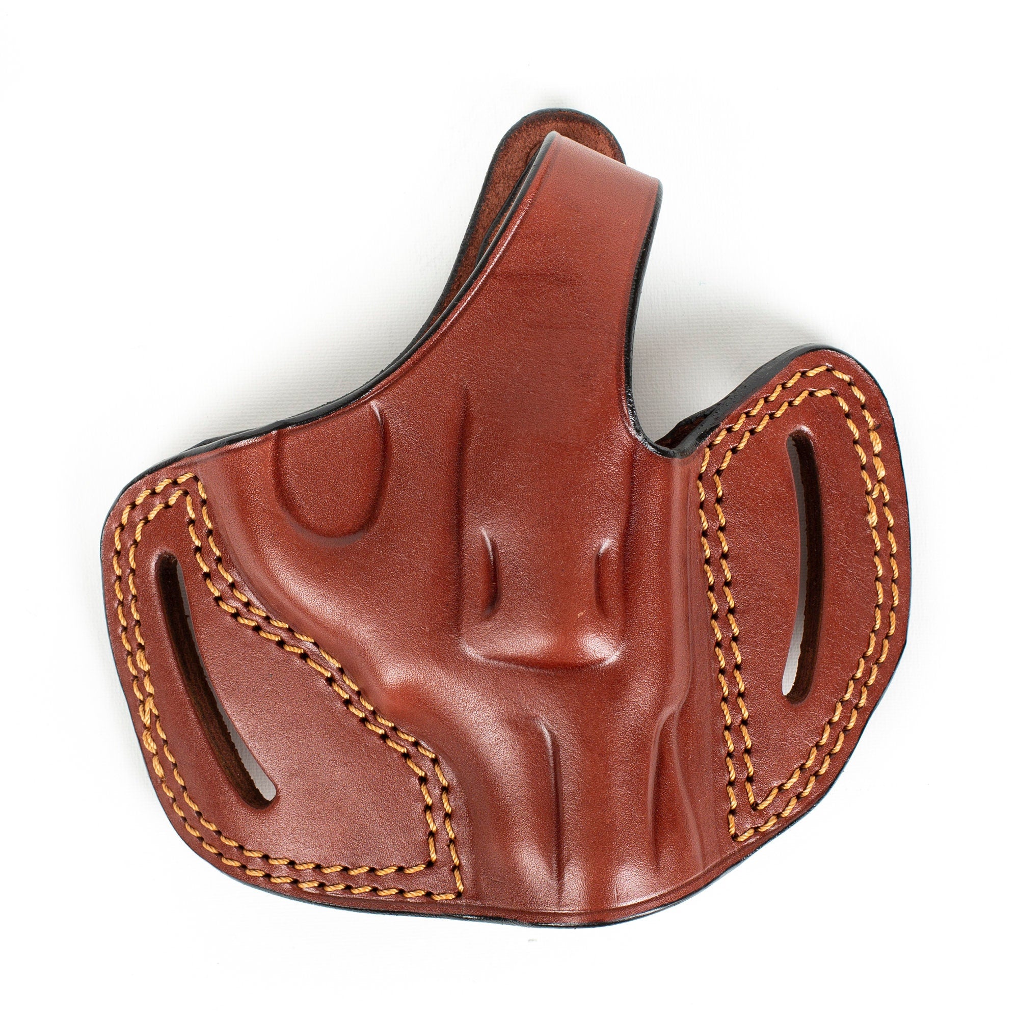 Ruger LCR 9MM, 38 SPL, 22LR, 357MAG Revolver 2 inch OWB Handmade Leather Gun Holster