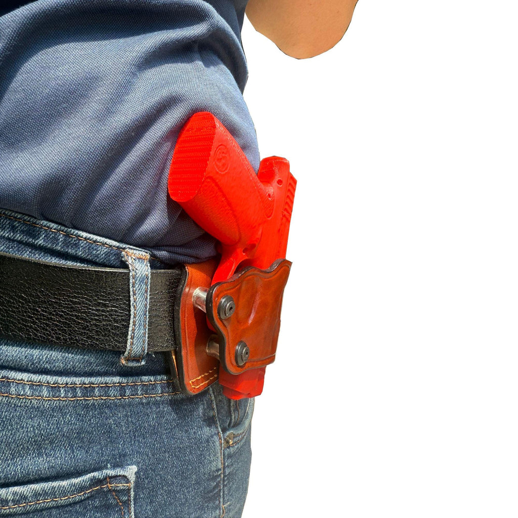 For Smith Wesson Bodyguard 2.0 Carry Comp 380 Auto Owb Yaqui Slide Handmade Belt Leather Gun Holsters