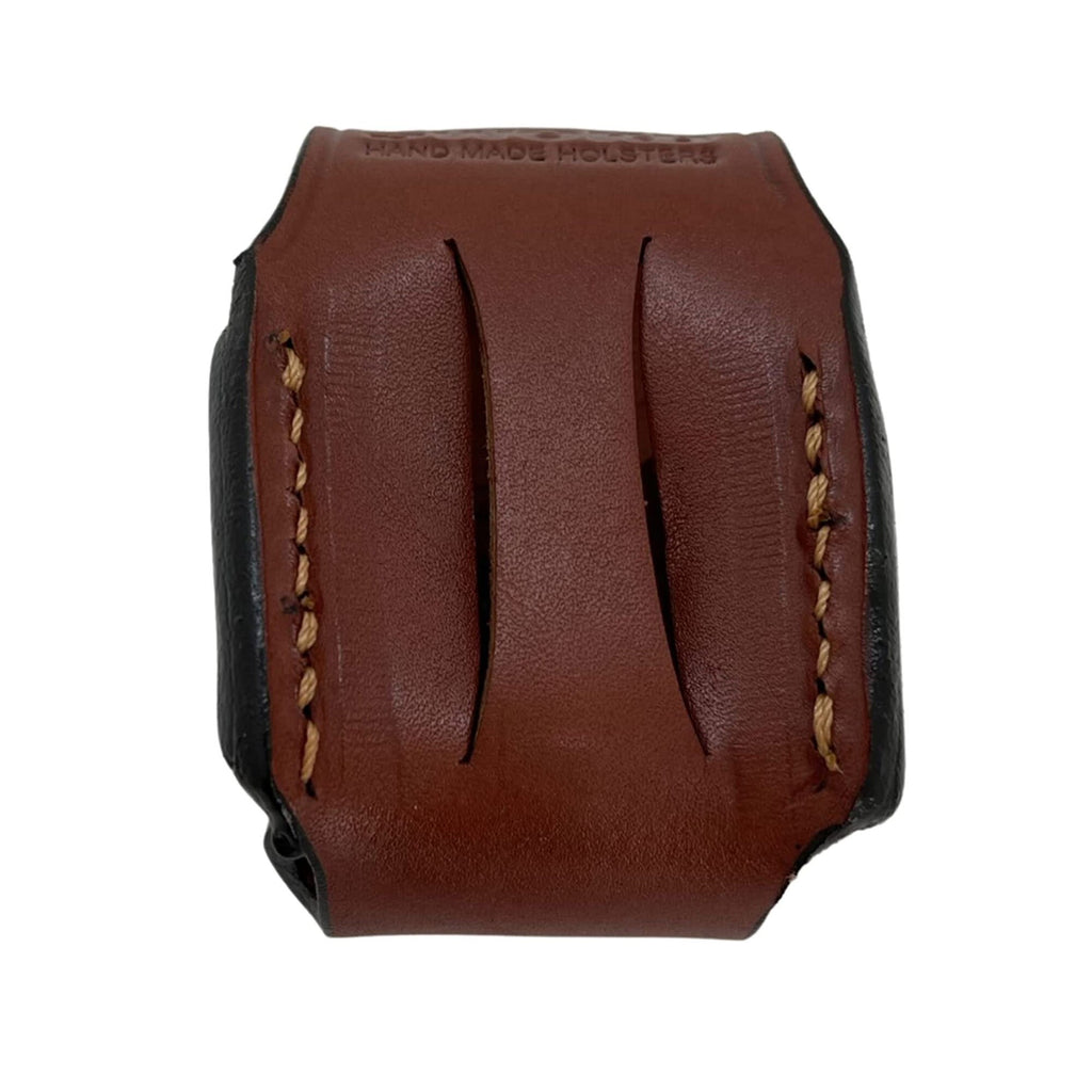 Ruger GP100 Revolver 6 inch 357 Magnum and Speedloader OWB Handmade Leather Gun Holster