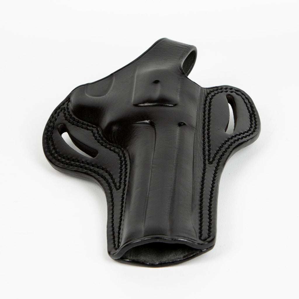 Handmade Leather Revolver Holster: Colt King Cobra, Python 38 Special, 6 inch OWB