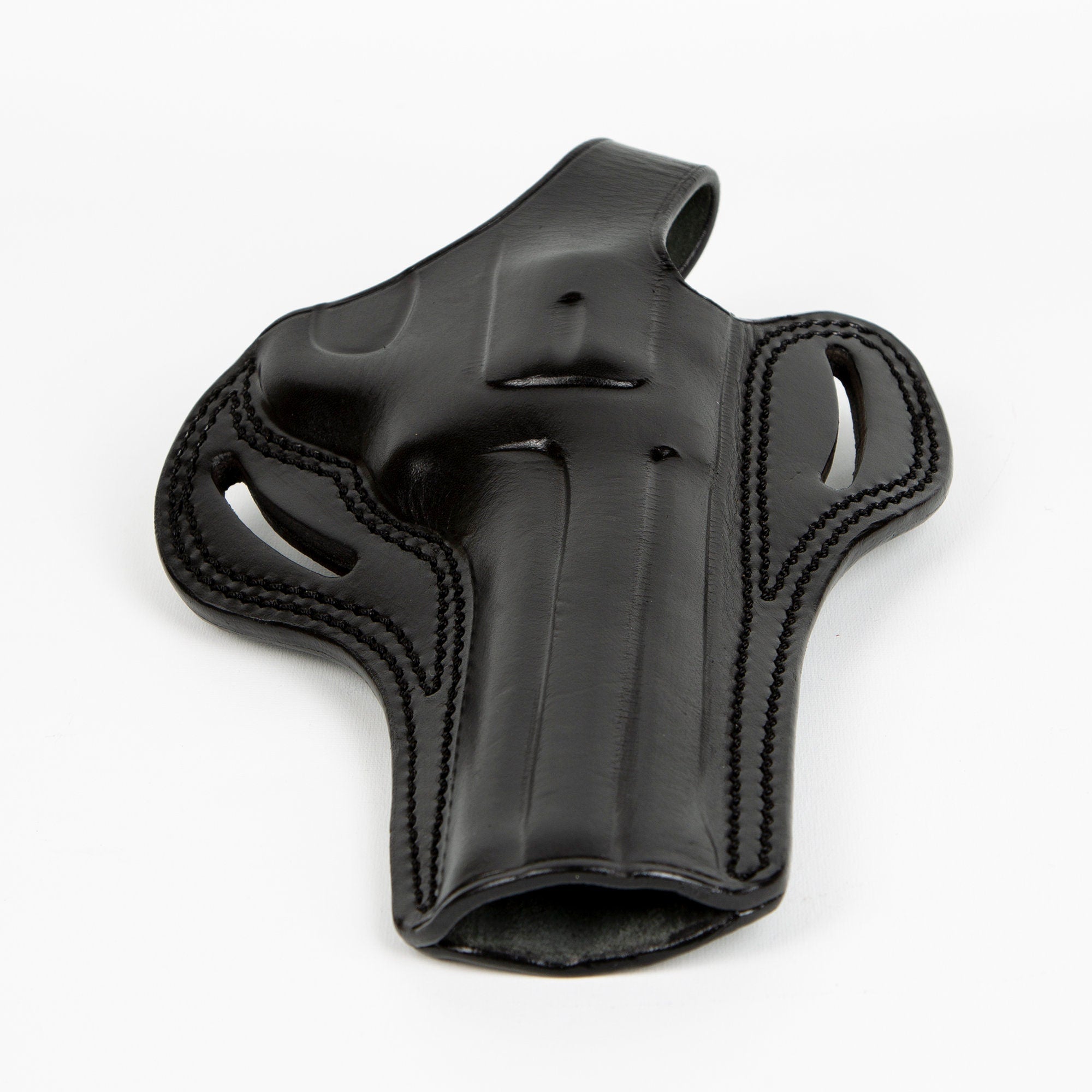 Handmade Leather Revolver Holster: Colt King Cobra, Python 38 Special, 6 inch OWB