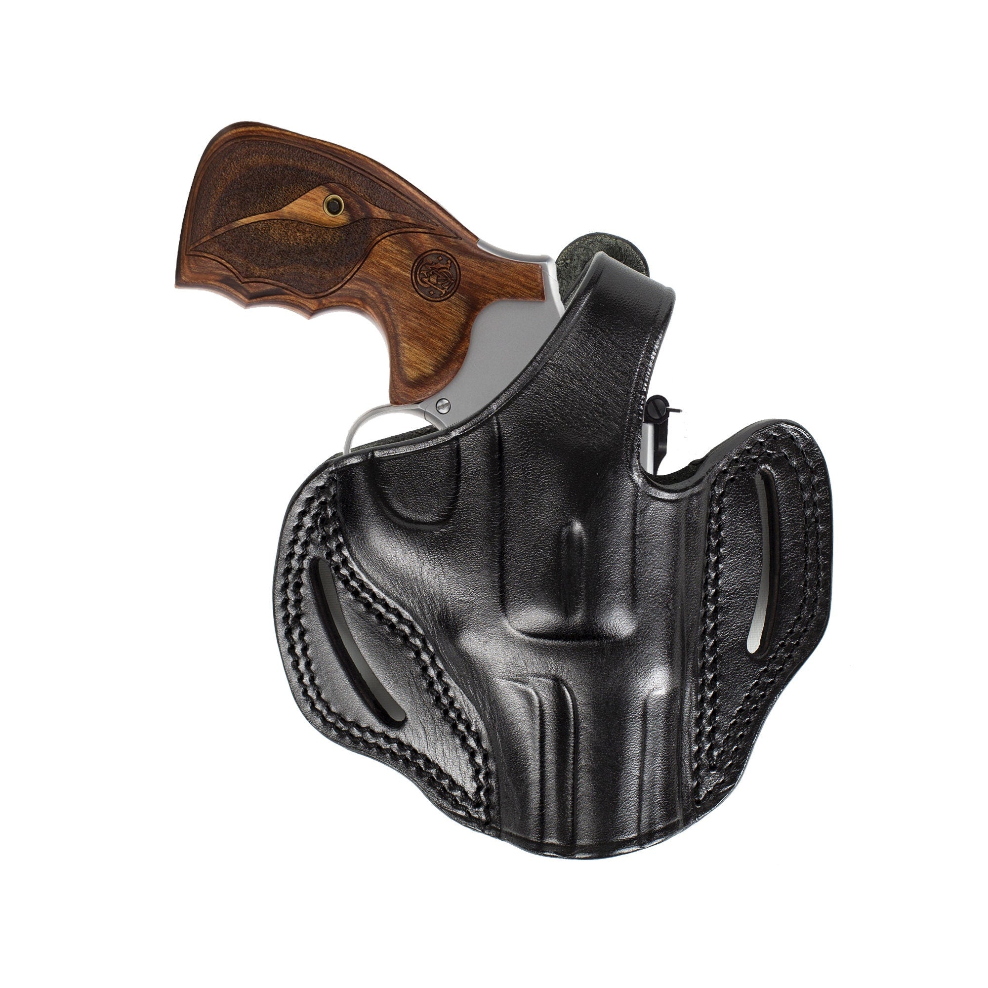 For Smith and Wesson Model 686 2.5 inch Revolver Owb Handmade Leather Gun Holster